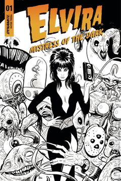 Variant Cover for Elvira: Mistress of the Dark #1