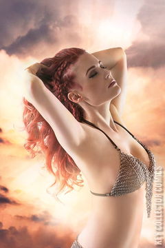 Variant Cover for Red Sonja: Birth of the She-Devil #4