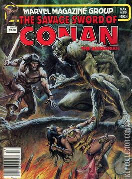 Variant Cover for Savage Sword of Conan, The #86
