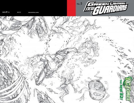 Variant Cover for Green Lantern: New Guardians #5