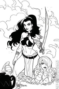 Variant Cover for Belit and Valeria: Swords vs. Sorcery #2