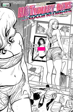 Variant Cover for Hot Valley Days and Cocaine Nights #3