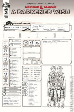 Variant Cover for Dungeons & Dragons: A Darkened Wish #2