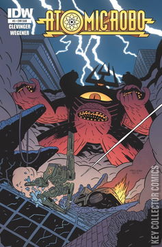 Variant Cover for Atomic Robo: The Ring of Fire #3