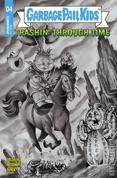 Variant Cover for Garbage Pail Kids: Trashin' Through Time #4