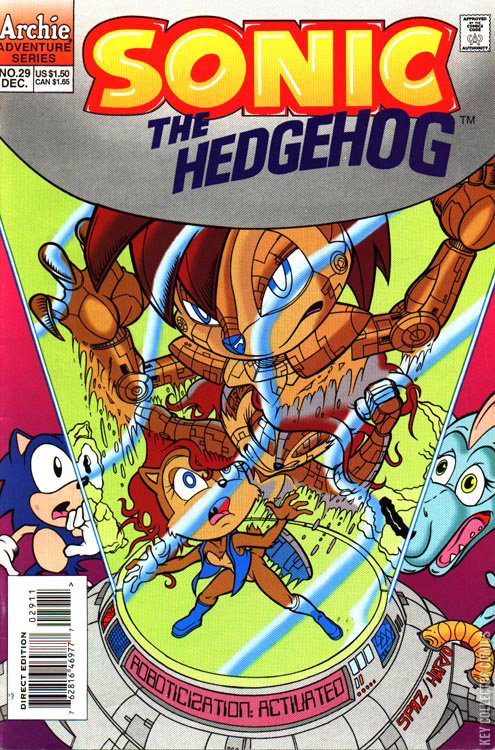 Sonic the Hedgehog #29 Published December 1995 | Key Co