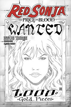 Variant Cover for Red Sonja: The Price of Blood #3
