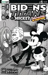 Variant Cover for Biden's Titans vs. Mickey Mouse #1