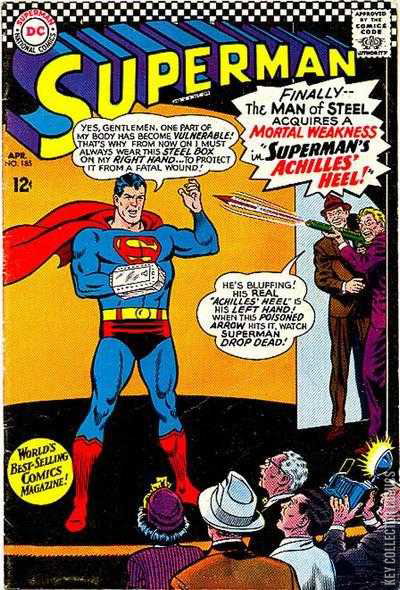 Superman #185 Published April 1966 | Key Collector Comics