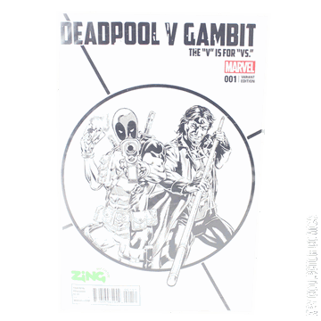 Variant Cover for Deadpool vs. Gambit #1