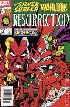 Variant Cover for Silver Surfer / Warlock: Resurrection #3