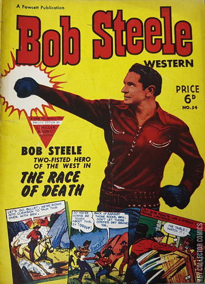Cover art for Bob Steele Western #54 