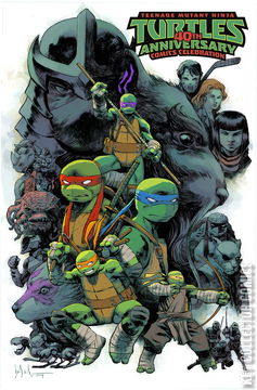 Variant Cover for Teenage Mutant Ninja Turtles 40th Anniversary Comics Celebration #1