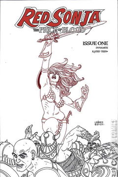 Variant Cover for Red Sonja: The Price of Blood #1
