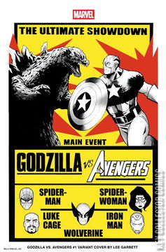 Variant Cover for Godzilla vs Avengers #1