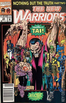 Variant Cover for New Warriors #23