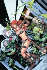 Variant Cover for Mars Attacks / Red Sonja #5
