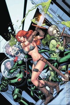 Variant Cover for Mars Attacks / Red Sonja #5