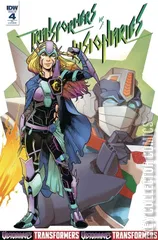 Variant Cover for Transformers vs. the Visionaries #4