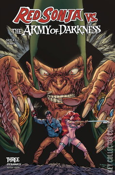Variant Cover for Red Sonja vs. The Army of Darkness #3
