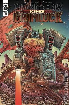 Variant Cover for Transformers: King Grimlock #4