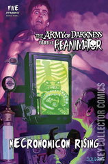 Variant Cover for Army of Darkness vs. Reanimator: Necronomicon Rising #5