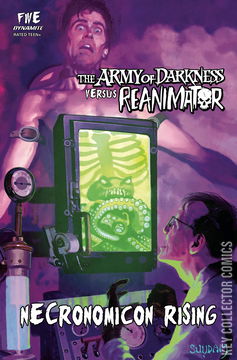 Variant Cover for Army of Darkness vs. Reanimator: Necronomicon Rising #5