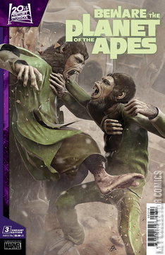 Variant Cover for Beware the Planet of the Apes #3