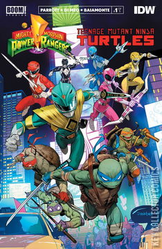 Variant Cover for Mighty Morphin Power Rangers / Teenage Mutant Ninja Turtles #1