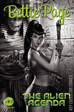 Variant Cover for Bettie Page: Alien Agenda #2