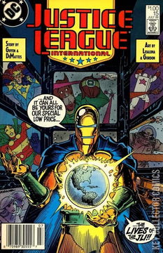 Variant Cover for Justice League International #15