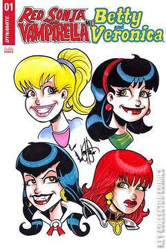 Variant Cover for Red Sonja and Vampirella Meet Betty and Veronica #1