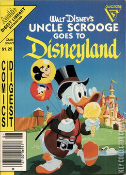 Variant Cover for Walt Disney's Uncle Scrooge Goes to Disneyland #1