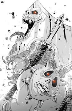 Variant Cover for Barbaric: Wrong Kind of Righteous #1