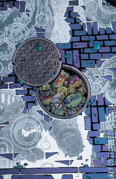 Variant Cover for Teenage Mutant Ninja Turtles x Godzilla #4