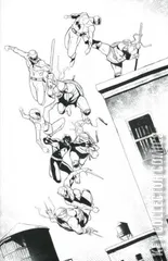 Variant Cover for Mighty Morphin Power Rangers / Teenage Mutant Ninja Turtles #3