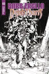 Variant Cover for Barbarella / Dejah Thoris #3