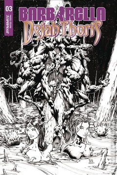 Variant Cover for Barbarella / Dejah Thoris #3