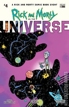 Variant Cover for Rick and Morty vs. the Universe #4