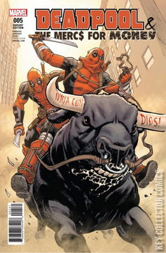 Variant Cover for Deadpool and the Mercs for Money #5