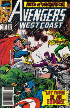 Variant Cover for West Coast Avengers #55