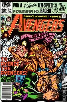 Variant Cover for Avengers, The #216