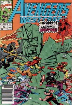 Variant Cover for West Coast Avengers #61