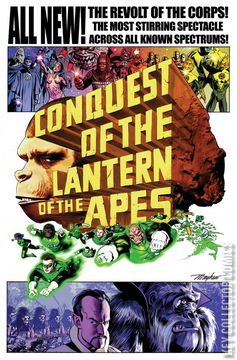 Variant Cover for Planet of the Apes / Green Lantern #4