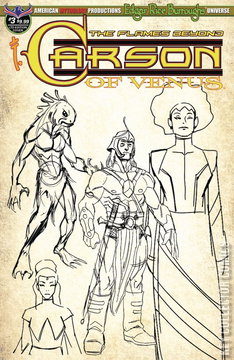 Variant Cover for Carson of Venus: The Flames Beyond #3
