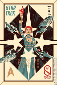 Variant Cover for Star Trek: The Q Conflict #4