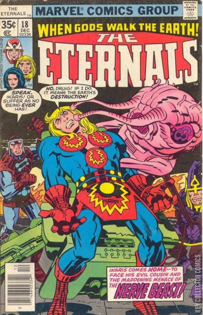 ETERNALS #1 (1976, 1st shops App/Origin, Newsstand Edition) - Hot Key!