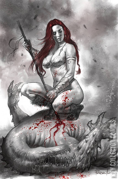 Variant Cover for Red Sonja: Black, White, Red #2