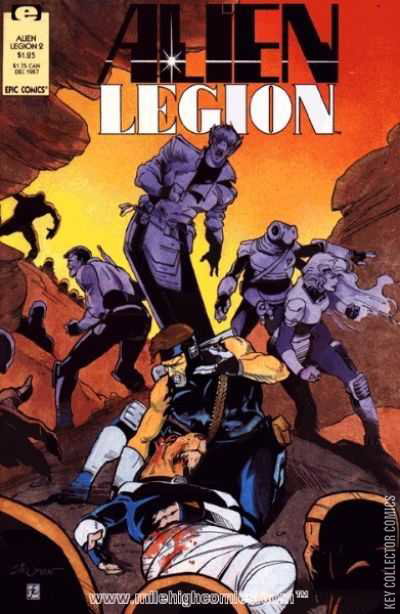 The Alien Legion #2 Published December 1987 | Key Colle
