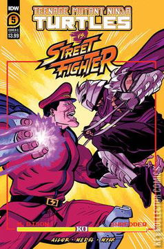 Variant Cover for Teenage Mutant Ninja Turtles vs. Street Fighter #5